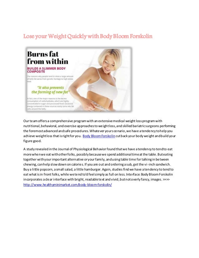 Achieve comprehensive weight loss clinic